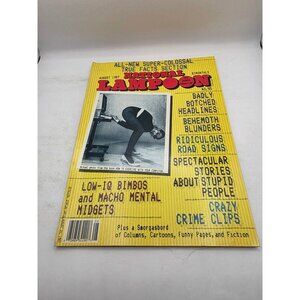 National Lampoon Magazine August 1987 #08 Comedy Satire True Facts Spaceballs